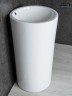 Раковина Gid Nb163 81107 накладная белая 46x46x85