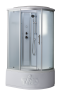 Timo Standart Т-6610 Silver L душевая кабина 110*85*220, турецкая баня хамам