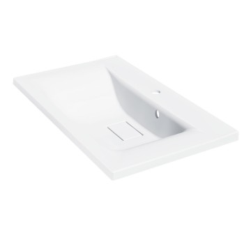 Раковина VCB-3M750W из искусственного камня, цвет белый