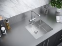Мойка нерж. сталь GERBERG 48 UNI, PM254844-BS, брашированная нерж.сталь, 480х440мм, Paulmark