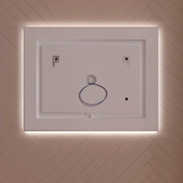Зеркало LED OTTIMO Milan 900x700 c сенсорным выключателем и диммером