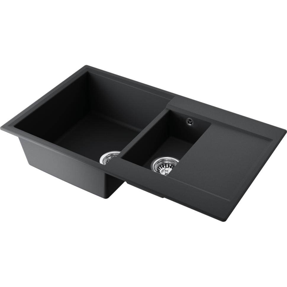 Кухонная мойка Omoikiri Daisen 86-2-BL Artgranit/черный