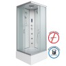 Душевая кабина Niagara Classic NG-1108-14F (90х90х215) средний поддон(26см),стекло матовое,4 места с полкой