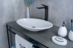 Раковина Gid N9022 51110 накладная белая 50x35x9
