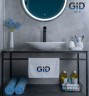 Раковина Gid N9022 51110 накладная белая 50x35x9