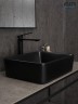 Раковина Gid Bm9103 53374 накладная черная матовая 48x37x13