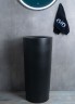 Раковина Gid Nb130bg 81110 накладная черная графит 40x40x85