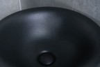Раковина Gid Nb130bg 81110 накладная черная графит 40x40x85