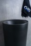 Раковина Gid Nb130bg 81110 накладная черная графит 40x40x85