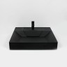 Раковина над стиральной машиной Uperwood Top 60х55х11 см, черная матовая