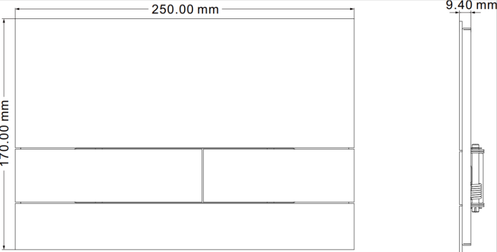 Комплект 3в1 IBERICA BLANCA инсталляция SILENCIO MINI, унитаз BILBAO ALTO белый, кнопка смыва INOX-S золото матовое (IB.001M.BLA.234.1603)