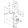 Смеситель для раковины Kludi Bozz хром 382700576