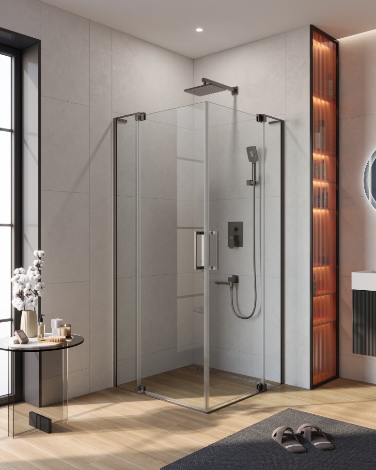 Душевой уголок CEZARES SLIDER-A-2-80/90-C-GM