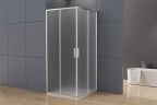Душевой уголок Rapid-N VSS-3RN1111E10MT, (1000-1100)x(1000-1100), хром, стекло текстурное