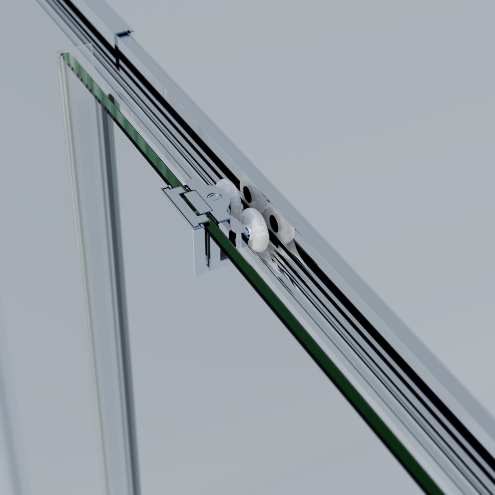 Душевая дверь Rapid-N VDS-3RN11/12CL, хром, стекло прозрачное