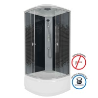 Душевая кабина Niagara Eco NG-7508-14 (90х90х215) высокий поддон(40см),стекло мозаика,4 места