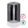 Душевая кабина Niagara Classic NG-2509-14 (100х100х215) высокий поддон(40см),стекло тонированное,4 места
