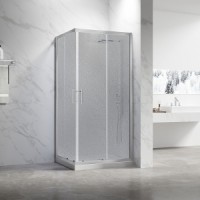Душевой угол Veconi Rovigo RV-033, 900х900х1950 хром, стекло прозрачное