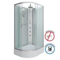 Душевая кабина Niagara Classic NG-33084-14RBKTG (100х80х210) средний поддон(26см),стекло матовое,4 места