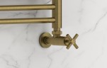 Вентиль угловой крест (G 1/2" НР х G 1/2" НР)