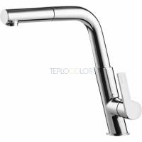 Смеситель для кухни, с выдвижным изливом