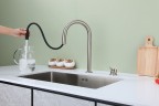 Смеситель для кухни ESTETICA, брашированная сталь, Es218006-BS, Paulmark-Starke