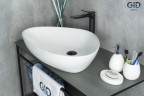 Раковина Gid N9062 51117 накладная белая 66.5x44x15