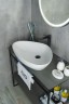 Раковина Gid N9062 51117 накладная белая 66.5x44x15