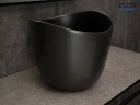 Раковина Gid N9303bg 53378 накладная черная графит 36x36x32