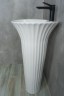 Раковина Gid Nb132 81113 накладная белая 41x41x84