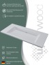 Раковина для ванной 100 см, Uperwood Infinity, белая глянцевая