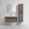 База под раковину Chiara 1000 подвесная, 1 выкатной ящик soft-close, R.Oak