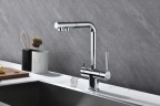 Смеситель для кухни SERPENTINE, хром, Se213222-CR, Paulmark