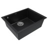 Мойка GRATO 56, ULTRAGRANIT, PM865644-BLM, BLACK, 560х435 мм, Paulmark