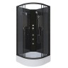 Душевая кабина Niagara Classic NG-6501-14BKG (90х90х200) средний поддон(26см),черный,стекло тонированное,4 места