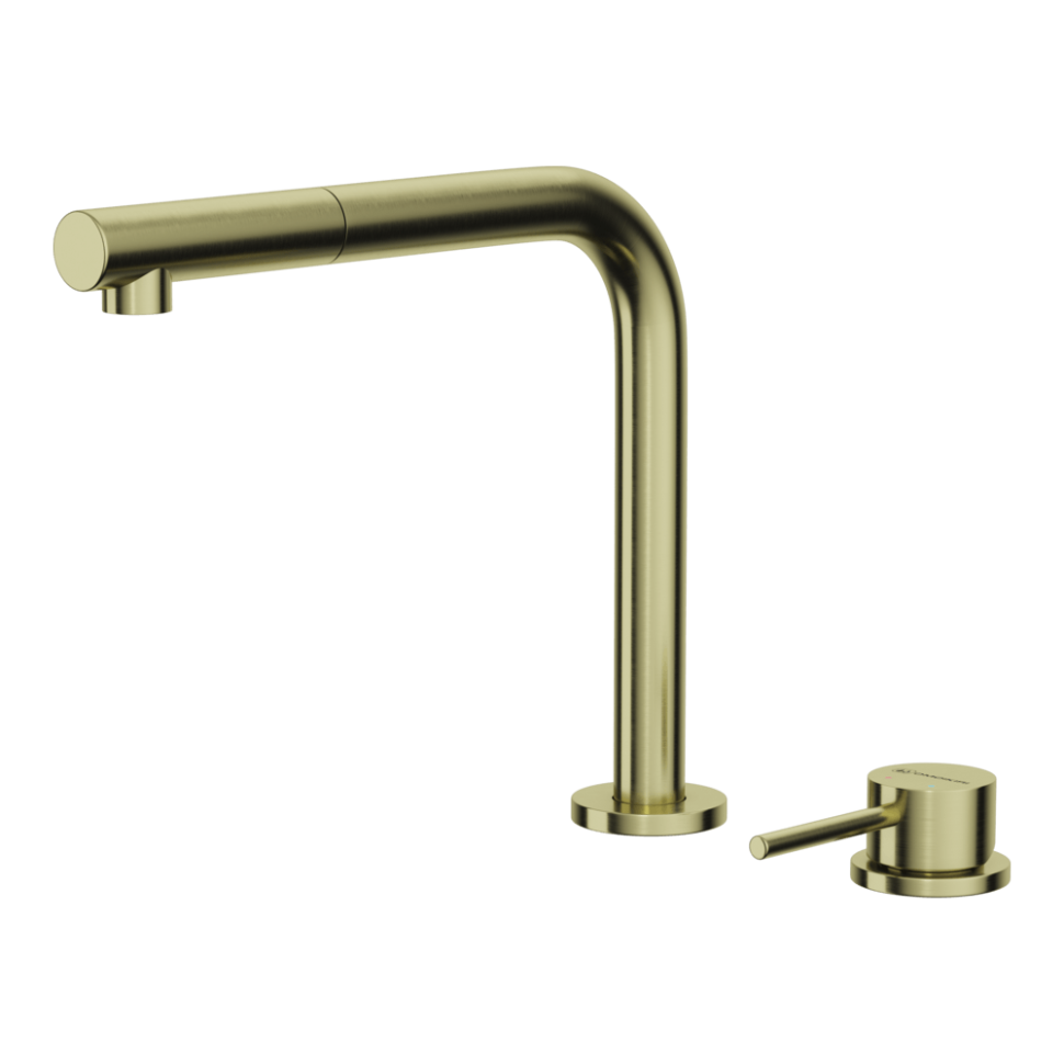 Смеситель для кухни Omoikiri Nara-S-LG латунь/светлое золото