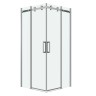 Душевое ограждение Grossman Classic 300.K33.04.1010.10.00 (100х100х195) квадрат,раздвижная,хром,стекло прозрачное, 2 места