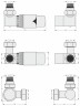 Автоматический терморегулятор 3D левый (G 1/2" НР х G 3/4" НГ)