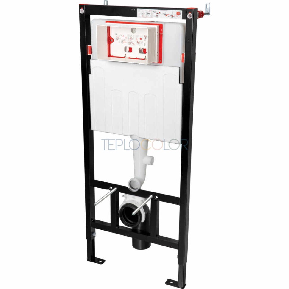 Инсталяция скрытого монтажа, для подвесных унитазов, с системой утилизации запахов/конденсата