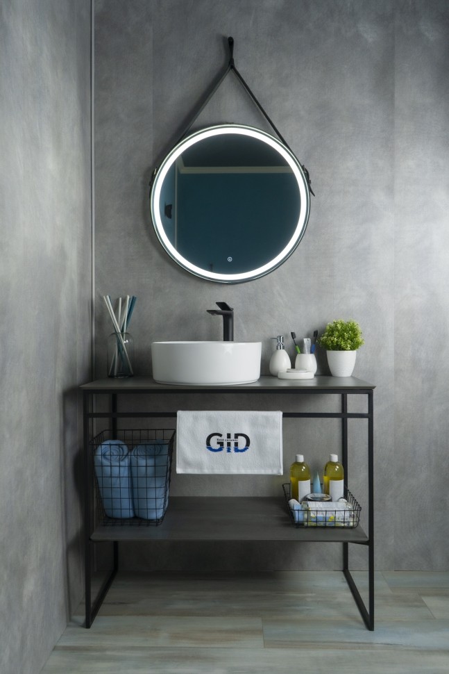 Раковина Gid N9425 51144 накладная белая 40x40x15