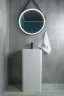 Раковина Gid Nb148 81117 накладная белая 42x41x86