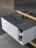 Раковина для ванной кварцевая Uperwood Lotus Quartz 100х50х13 см, серая матовая, бетон