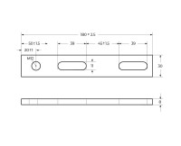 Комплект кронштейнов для крепления ног BELBAGNO BB06-EAGLE-SUP-1500