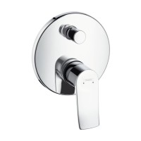 Смеситель для ванн, для душа Hansgrohe Metris хром (31493000)