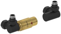 Автоматический терморегулятор 3D левый (G 1/2&quot; НР х G 3/4&quot; НГ)