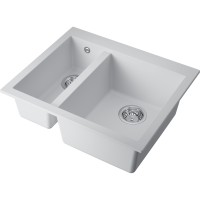 Кухонная мойка Omoikiri Bosen 59-2-WH Tetogranit/белый