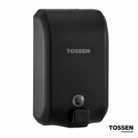 TOSSEN MN-2500 MB - механический диспенсер жидкого мыла (коллекция «Матовый чёрный»)