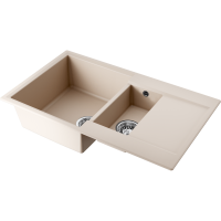 Кухонная мойка Omoikiri Daisen 86-2-SA Artgranit/бежевый