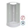 Душевая кабина Niagara Promo P80/26/MT/BK (80х80х195) 4 места