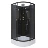 Душевая кабина Niagara Classic NG-6501-14BKT (90х90х210) средний поддон(26см),черный,стекло тонированное,4 места